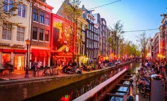 Distrito de la luz roja Amsterdam