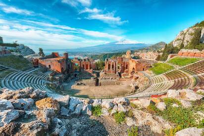 Ancient Theater of Taormina Sicilia