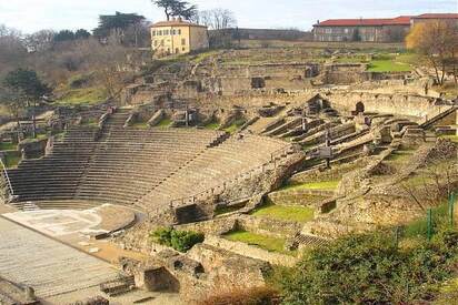 El teatro antiguo de Fourvière Lyon 