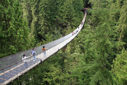 Puente colgante de Capilano Vancouver
