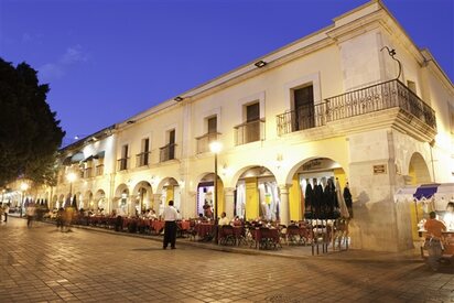 Zocalo Plaza de la Constitucion Oaxaca