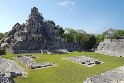 Zona Arqueológica de Edzná Campeche 