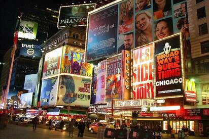 Broadway and Theater District new york