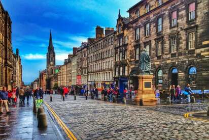 The Royal Mile Edinburgh