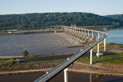 Arkansas River Trail Big Dam Bridge Little Rock