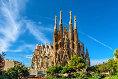 Basilica of the Sagrada Familia barcelona 