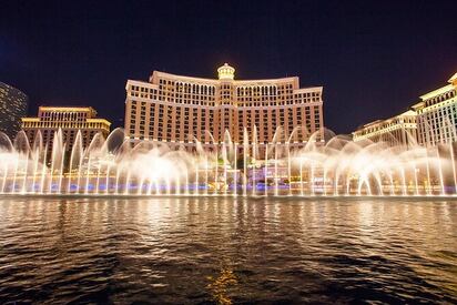 Bellagio Casino Fountain Show Las Vegas 