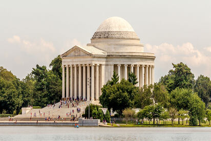 Jefferson Memorial and Tidal Basin Washington DC