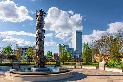 John Hope Franklin Reconciliation Park Tulsa 