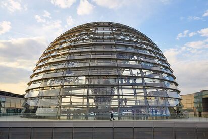 The Rebuilt Reichstag Berlin