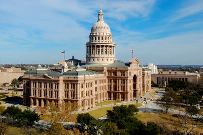 The State Capitol and Visitors Center Austin