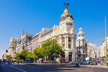 Calle Gran Via Madrid