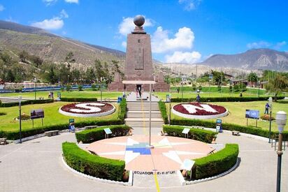 Step-in-the-middle-of-the-world-Quito - Lowest Flight Fares Step in the middle of the world