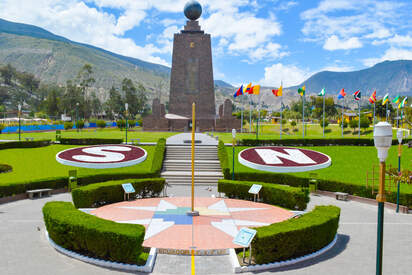 Step-in-the-middle-of-the-world-Quito - Lowest Flight Fares Step in the middle of the world