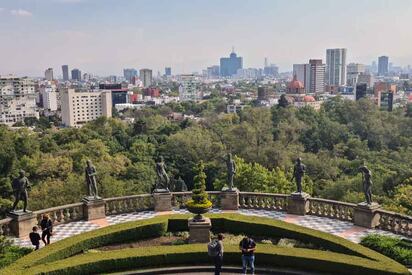 El parque Chapultepec México City 