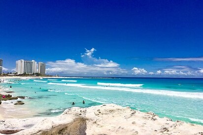 Explore las hermosas playas de Cancún 