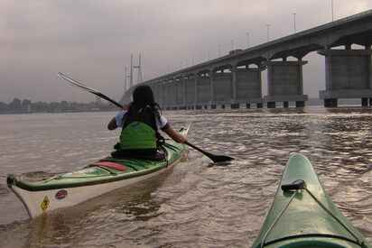 Kayaking and cycling