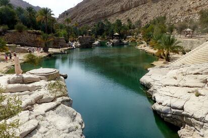 Wadi Bani Khali Muscat 