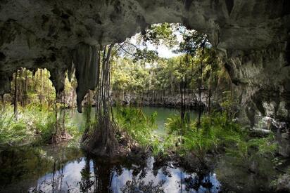 El Parque Nacional de los 3 Ojos Santo Domingo 