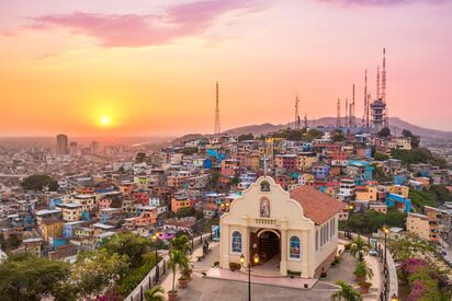 Enjoy the view from Cerro Santa Ana