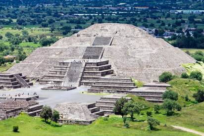 Great Pyramid of Tenochtitlan Mexico City 