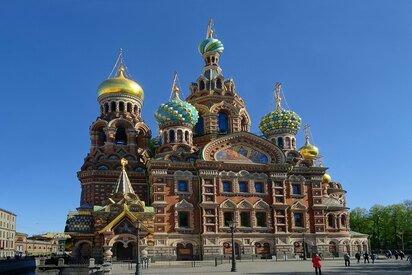 La Iglesia del Salvador sobre la Sangre Derramada Rusia 
