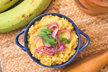 Mangú aka Mashed Plantain Punta Cana