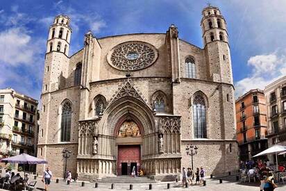 Basilica of Santa Maria del Mar Barcelona 