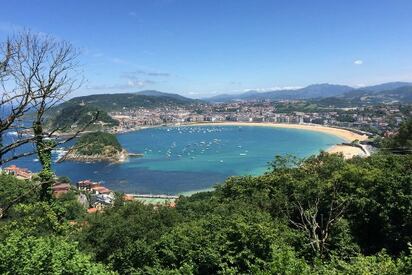 Beach of La Concha San Sebastian 