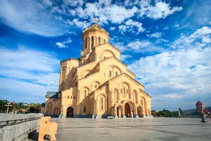 Tsminda Sameba Cathedral - Tbilisi - Lowest Flight Fares Tsminda Sameba Cathedral - Tbilisi
